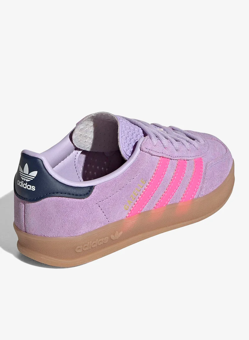 Adidas Originals POWPLU/LUCPNK/GUM2 Kids Gazelle Indoor  | Best Price UAE